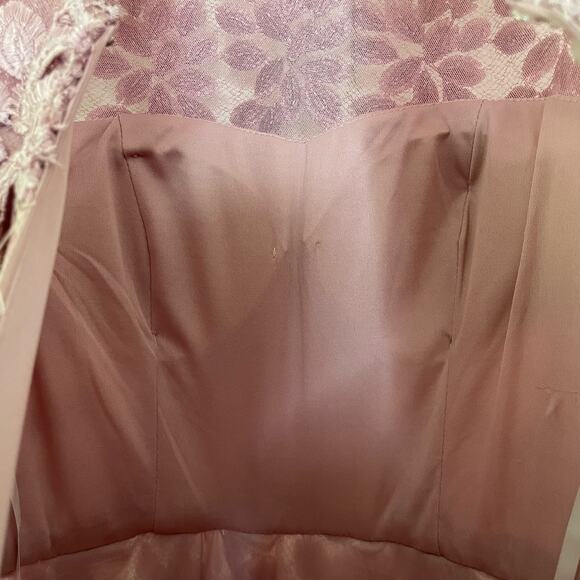 NWT BHLDN Virdia Dress Anthropologie size 10 Floral Applique Wedding Bridal - Picture 14 of 15